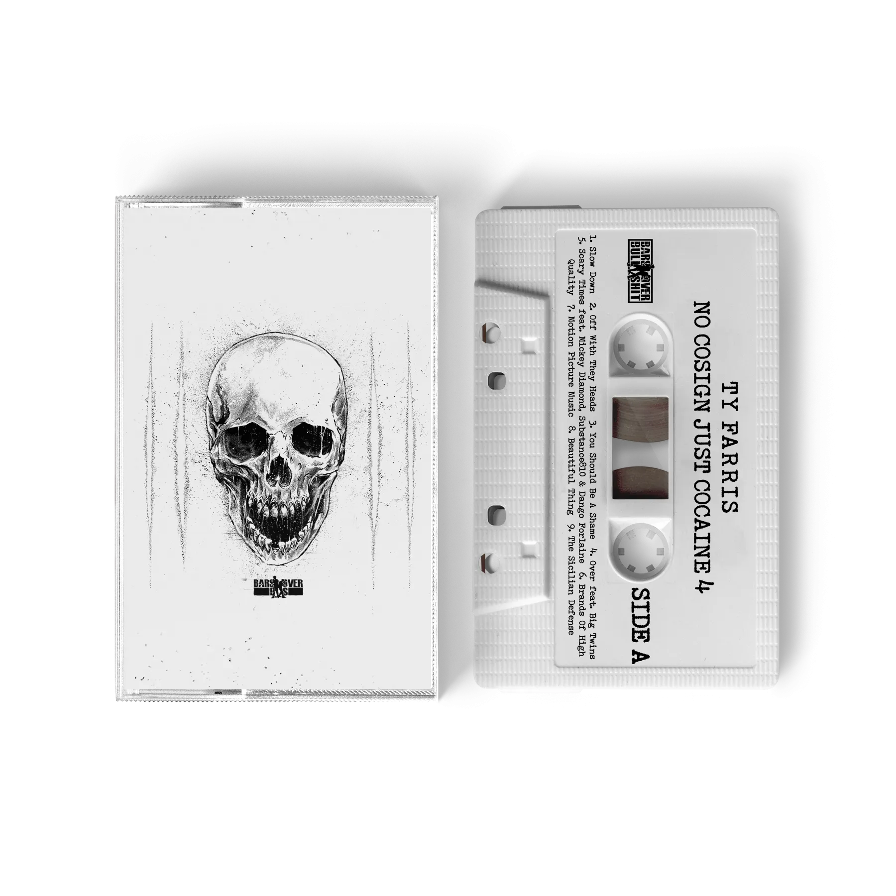Ty Farris - No Cosign Just Cocaine 4 White Cover CD & Cassette Combo Deluxe Edition Autographed (VERY LIMITED!!) READ DESCRIPTION