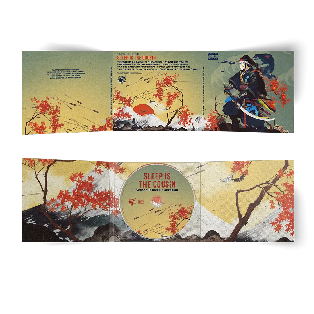 Vega7 The Ronin x Superior - Sleep Is The Cousin (Digipak CD With Obi Strip)(GLASS MASTERED)