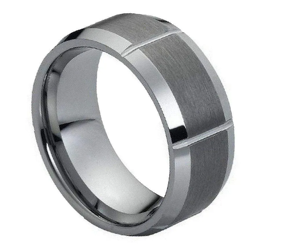 Vertical Grooves Brushed Center
