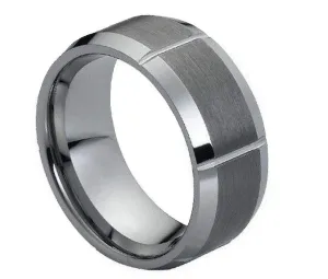 Vertical Grooves Brushed Center