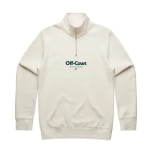 Vice 84 'Off-Court GSM' 1/4 Zip Sweater - Ecru