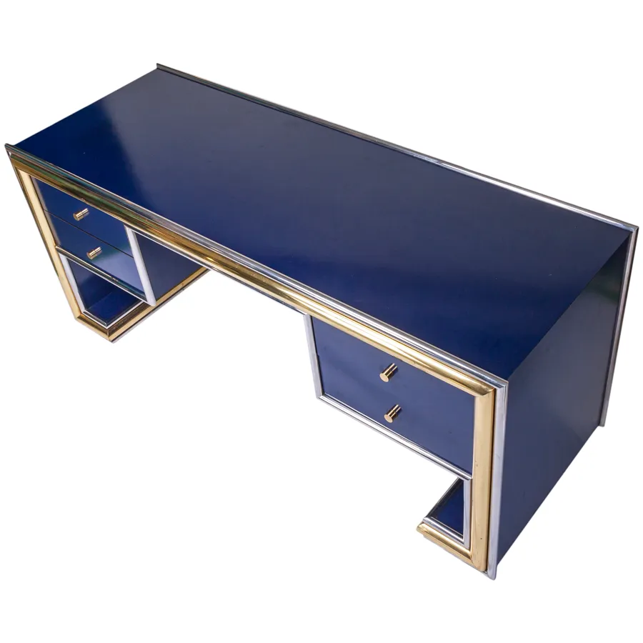 Vintage 1970s Desk in the style of Maison Jansen