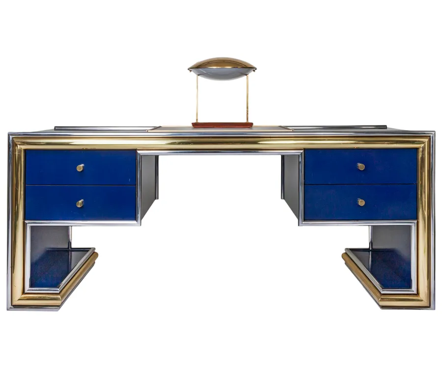 Vintage 1970s Desk in the style of Maison Jansen
