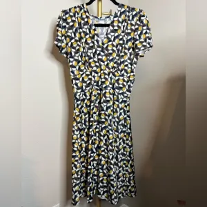 Vintage Karina Retro Geometric Print Dress