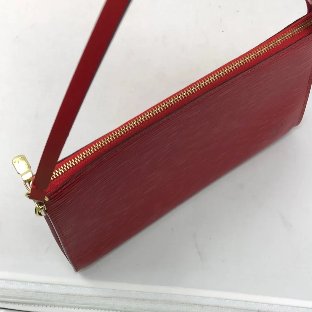 Vintage: Louis Vuitton Red Epi Leather Pochette