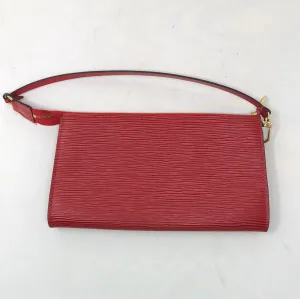 Vintage: Louis Vuitton Red Epi Leather Pochette