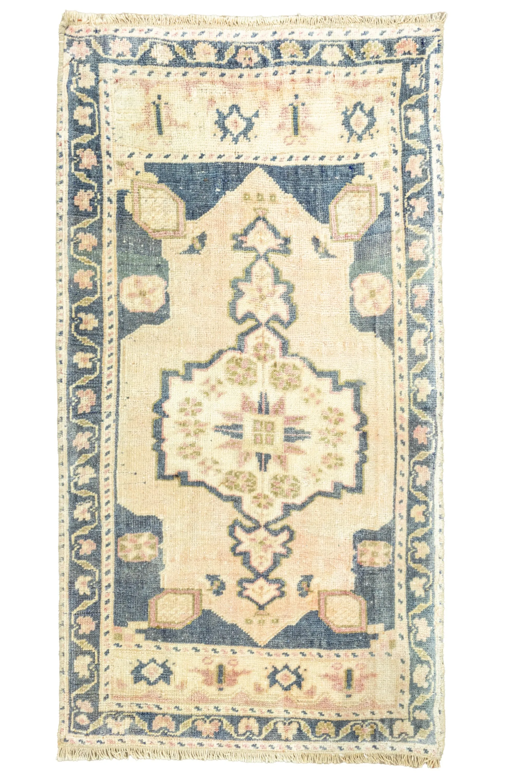 Vintage Turkish Mini Rug No. 651 | 1'11 x 3'9