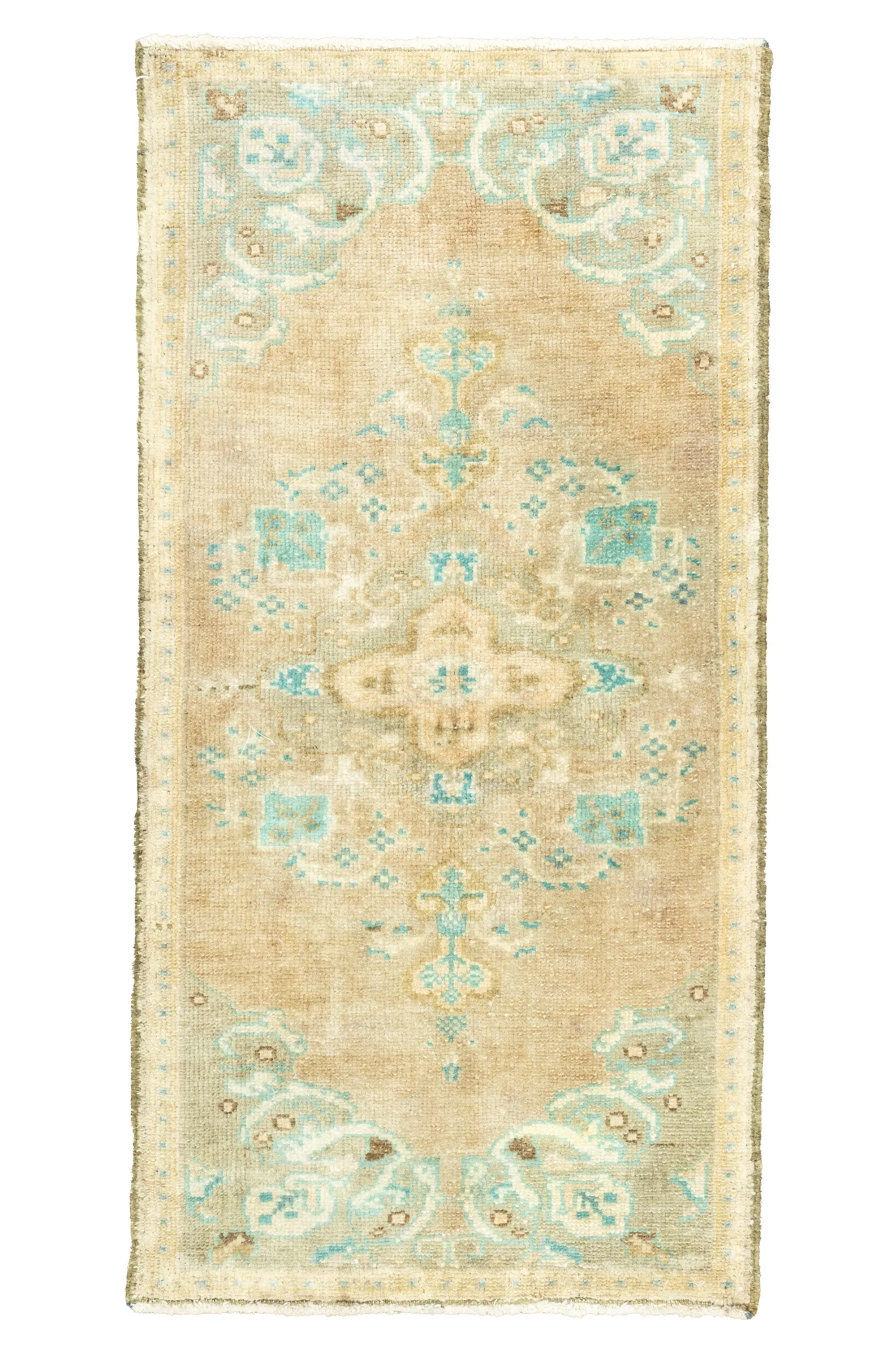 Vintage Turkish Mini Rug No. 655 | 1'7 x 3'4