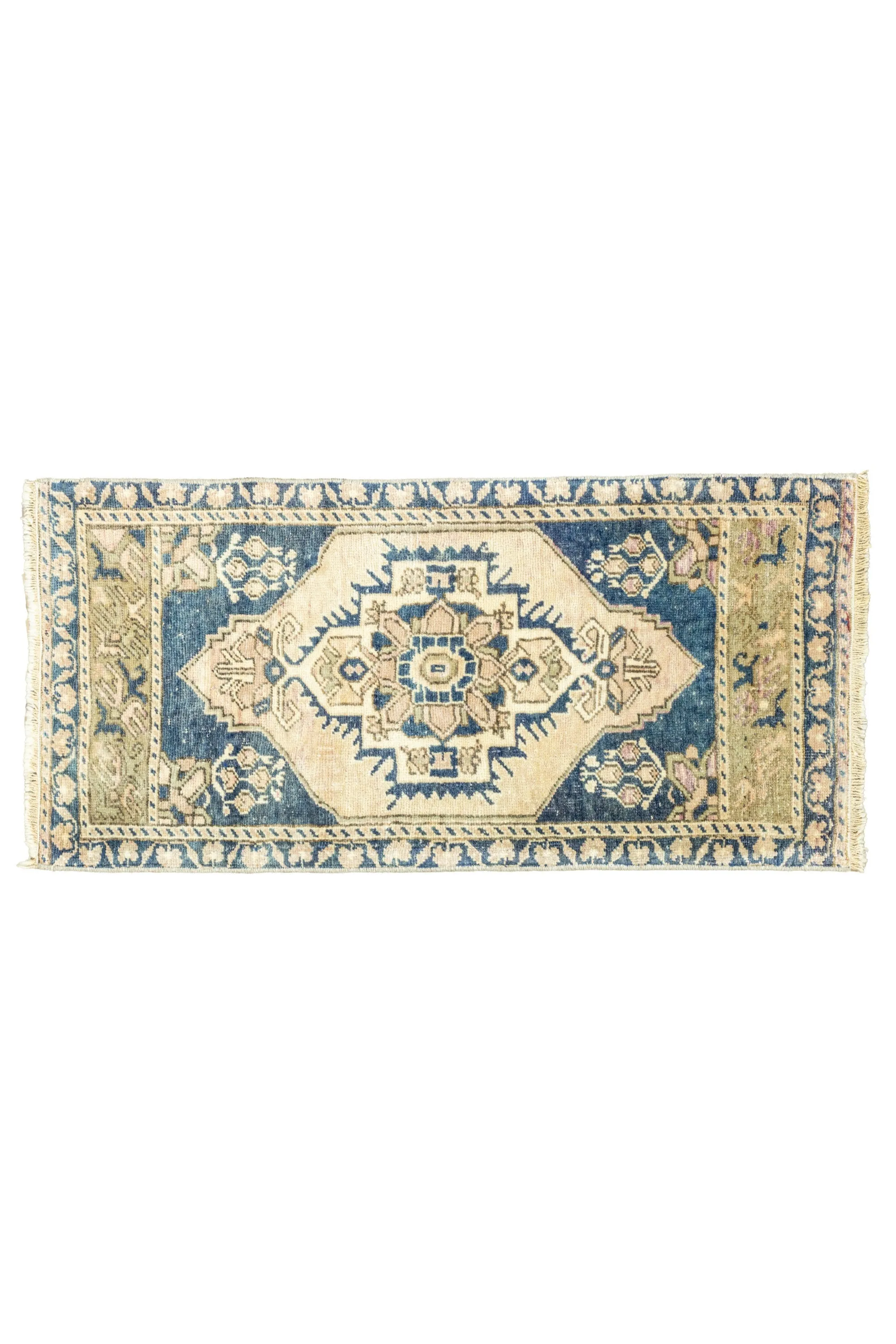 Vintage Turkish Mini Rug No. 657 | 1'8 x 3'6