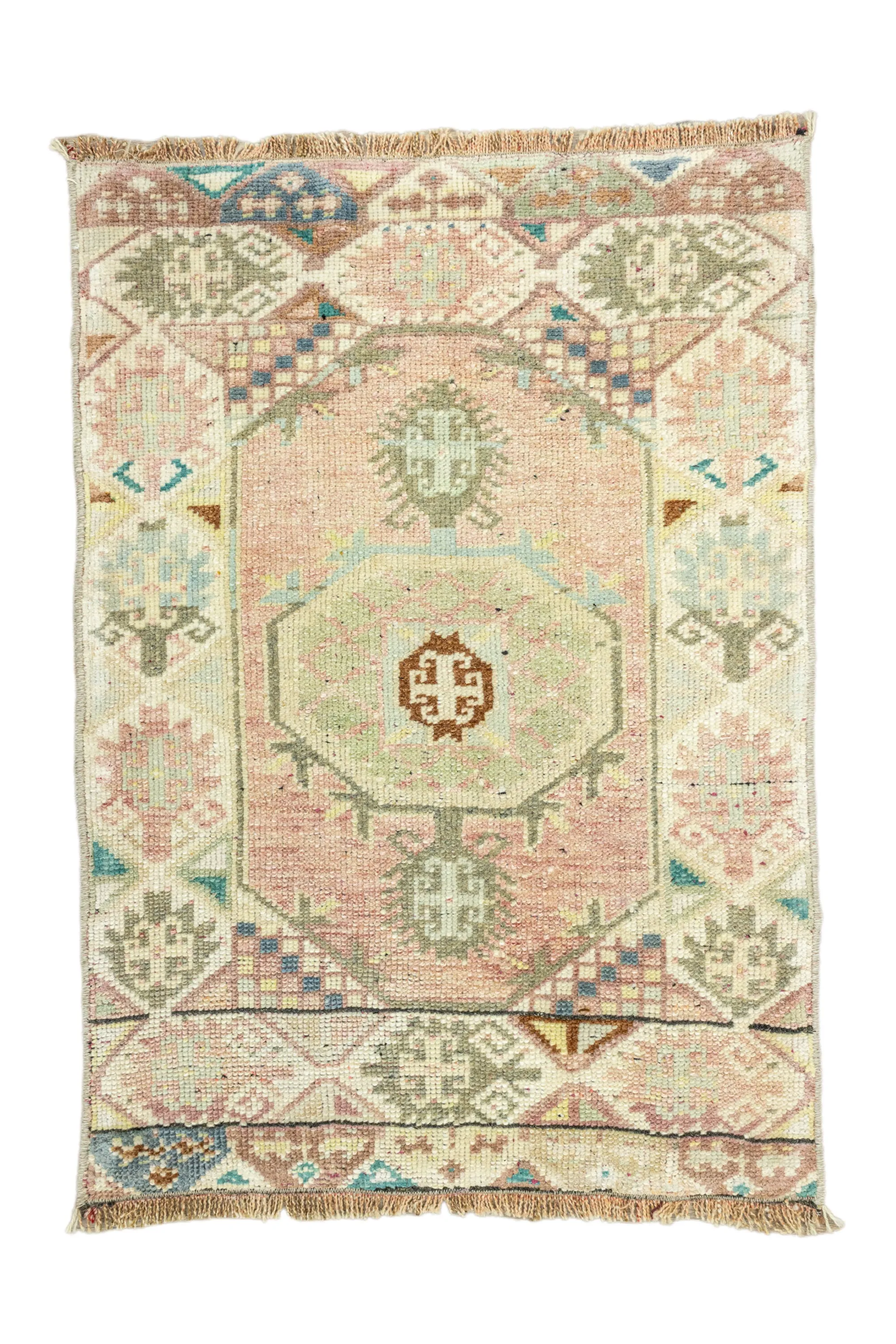 Vintage Turkish Mini Rug No. 670 | 1'11 x 2'9