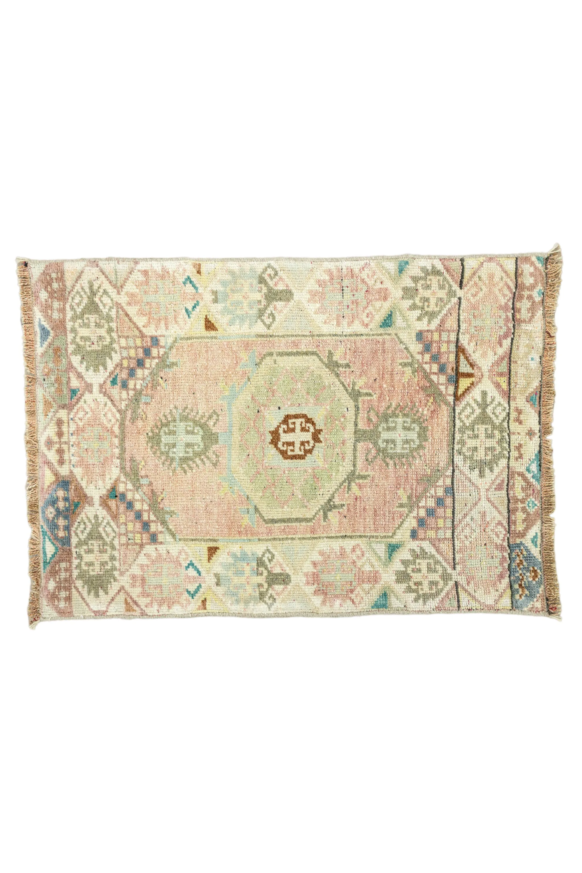 Vintage Turkish Mini Rug No. 670 | 1'11 x 2'9
