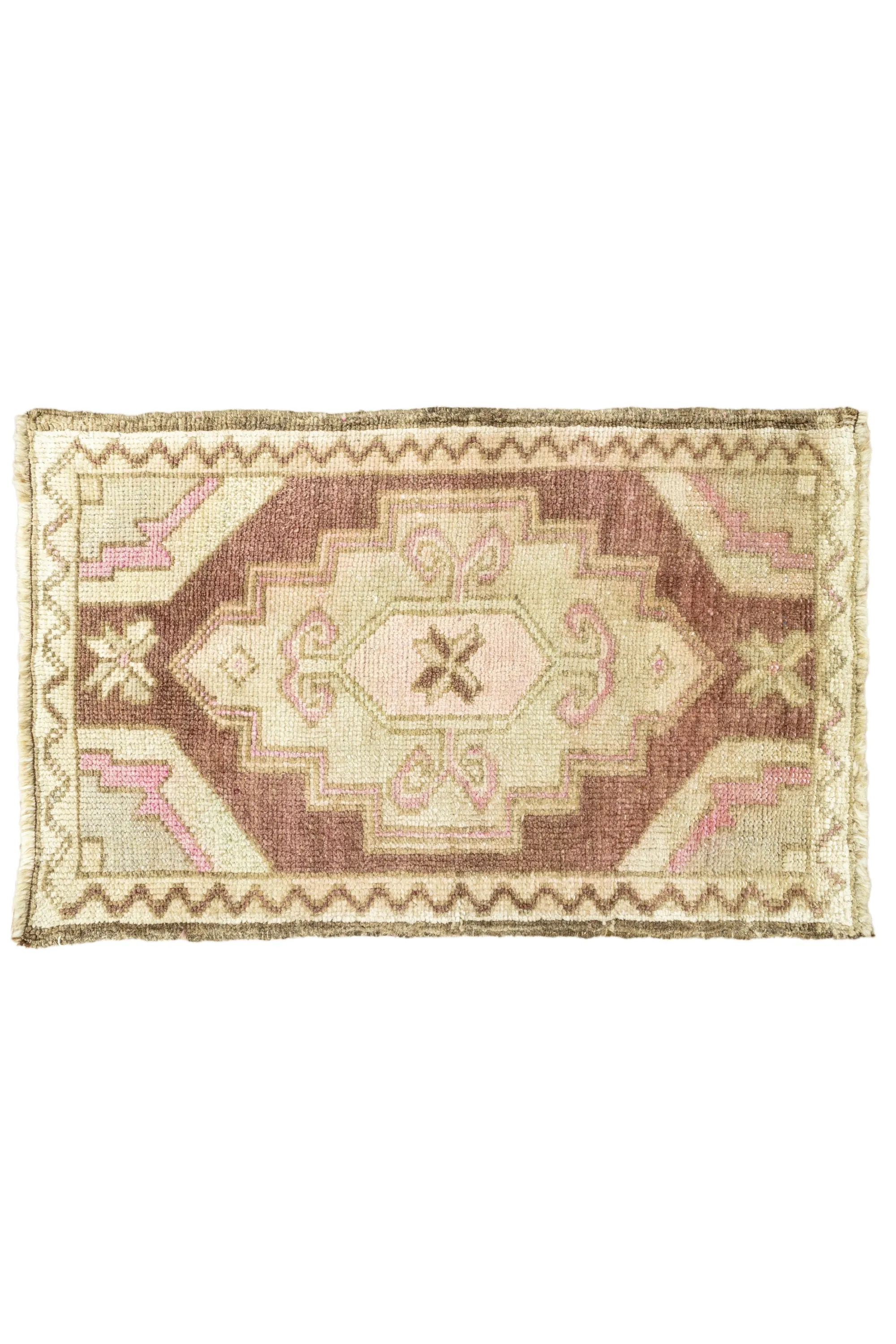 Vintage Turkish Mini Rug No. 671 | 1'11 x 3'1