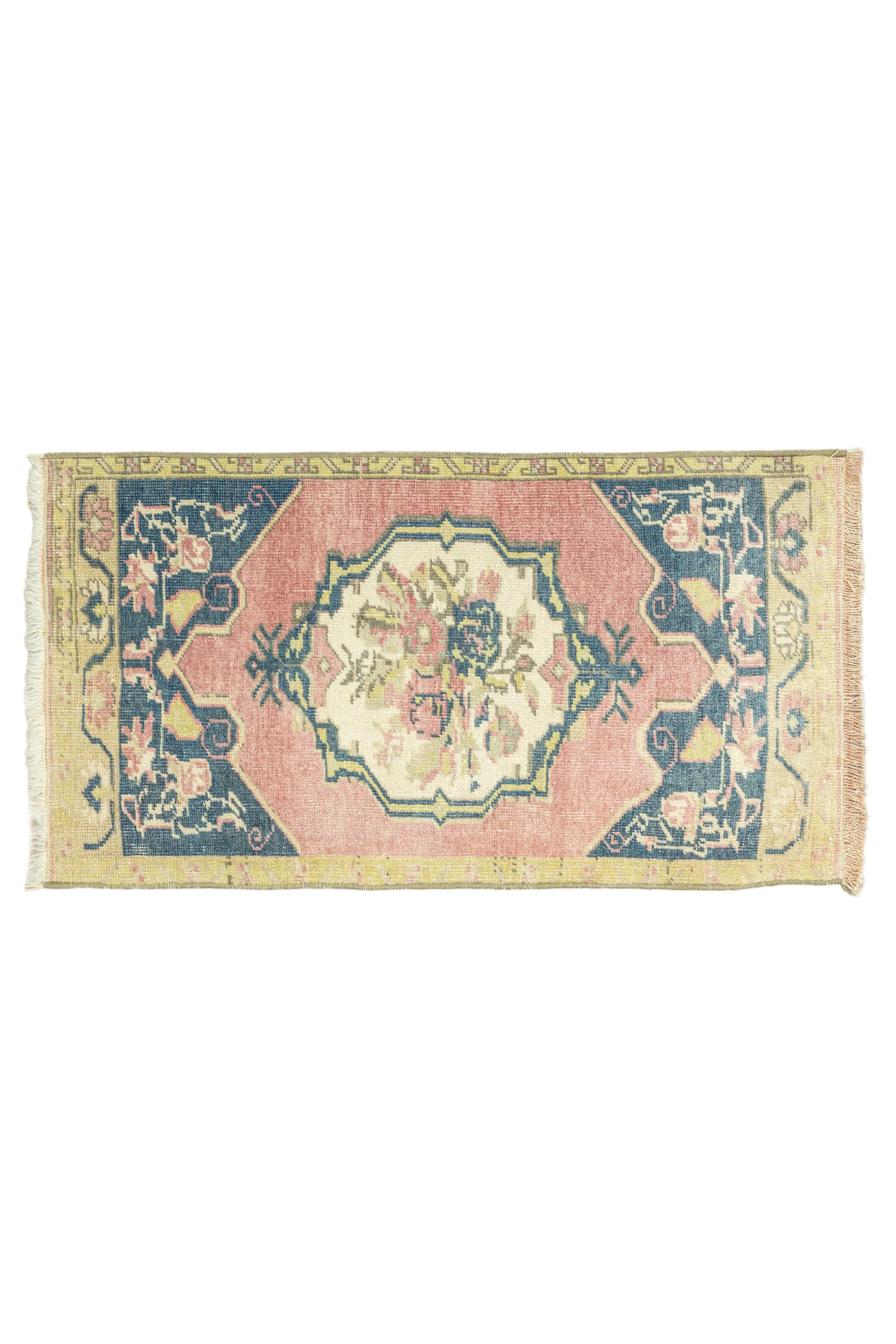 Vintage Turkish Mini Rug No. 684 | 1'8 x 3'2