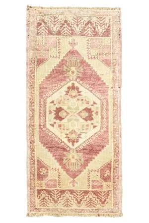 Vintage Turkish Mini Rug No. 702 | 1'7 x 3'5