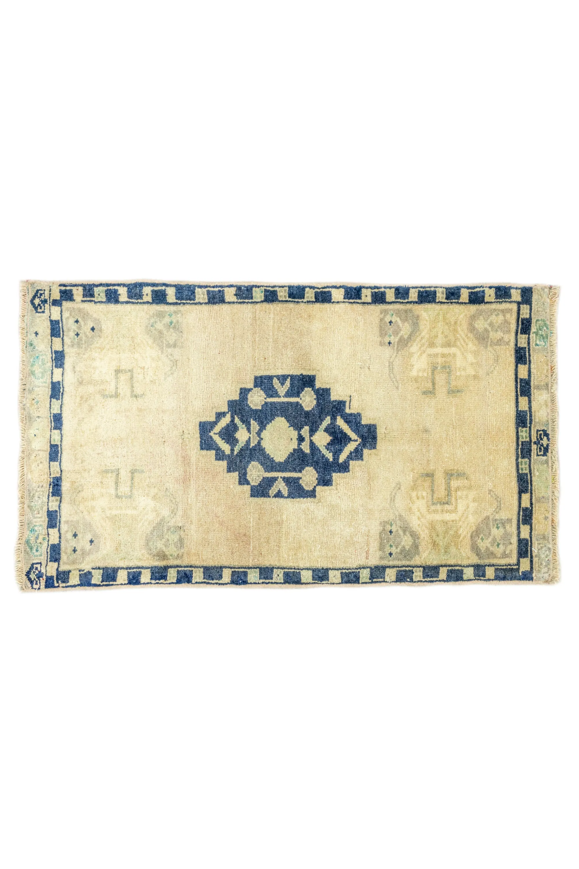 Vintage Turkish Mini Rug No. 706 | 1'10 x 3'1