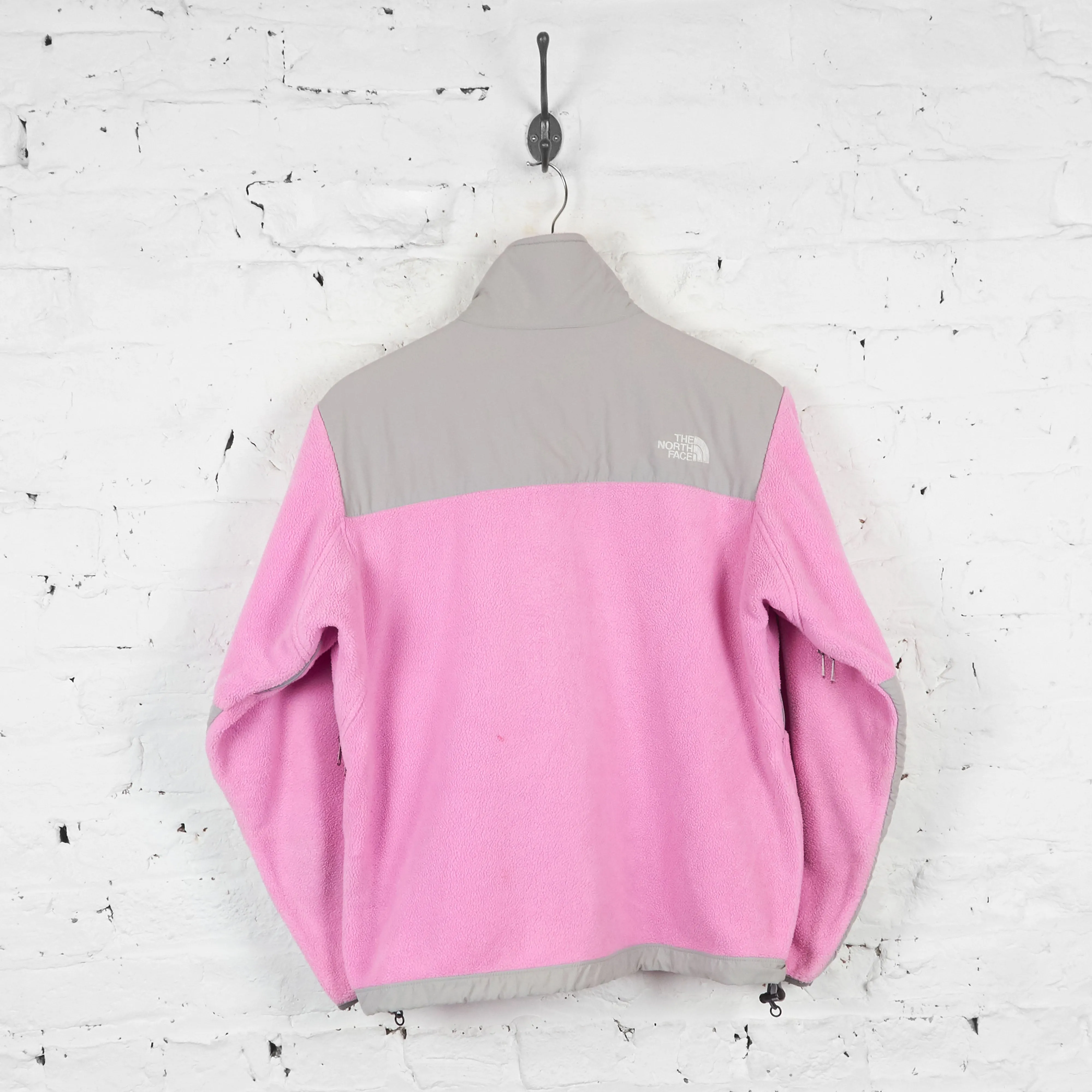 Vintage Women's The North Face Denali Fleece - Pink/Grey - S