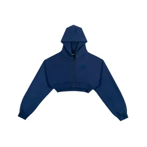 Vitals Cropped Zip in Navy