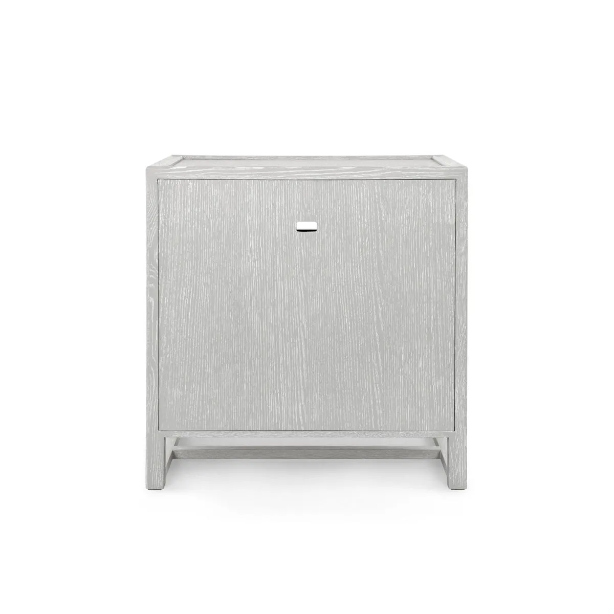 Vivian 2-Drawer Side Table / Soft Gray