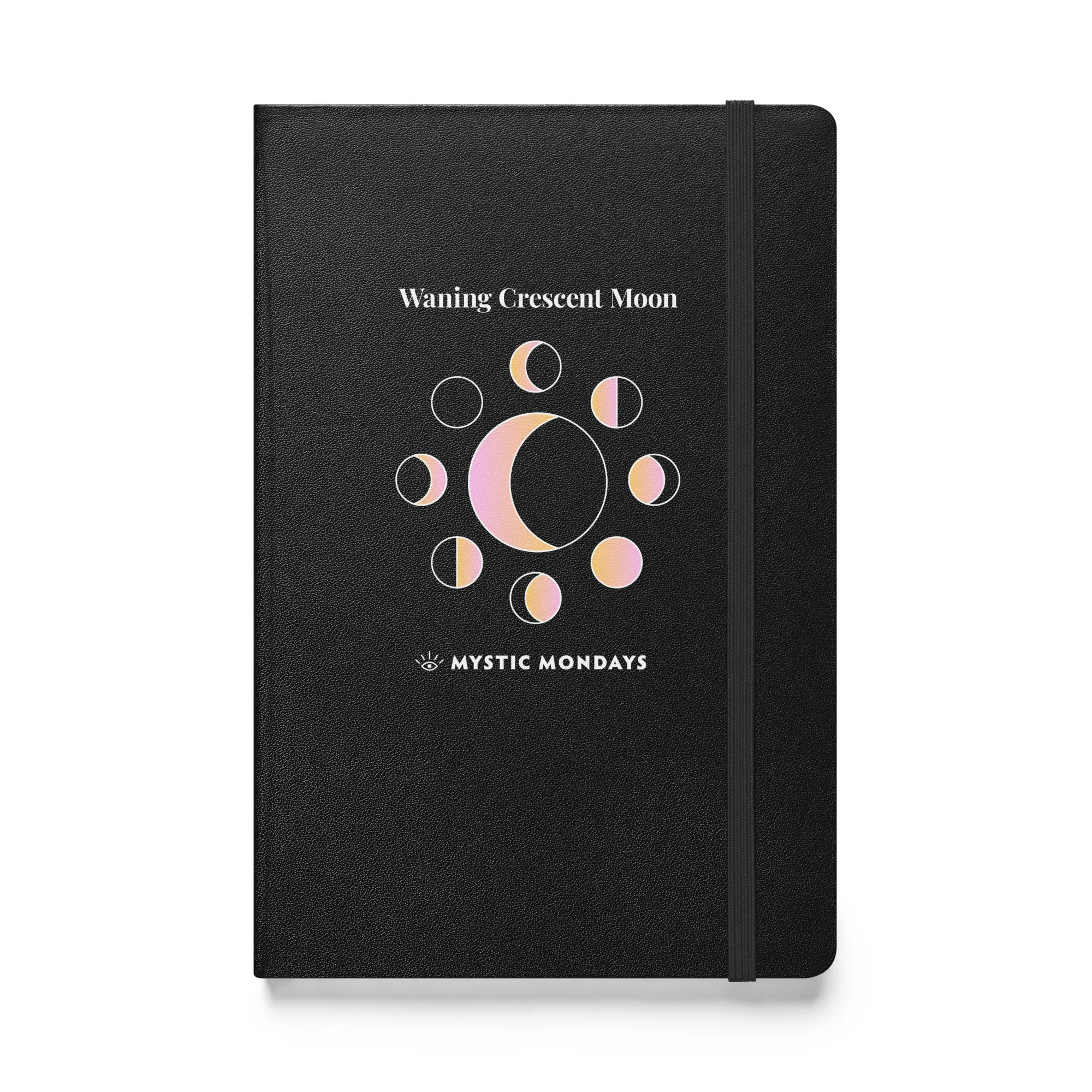 Waning Crescent Moon Hardcover Journal