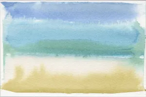 Watercolor Original:  Water Sky Series (small)
