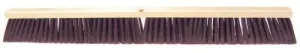 Weiler® Garage Brooms, 36 in Hardwood Block, 3 1/4 in Trim L, Maroon Polypropylene Fill, 42149