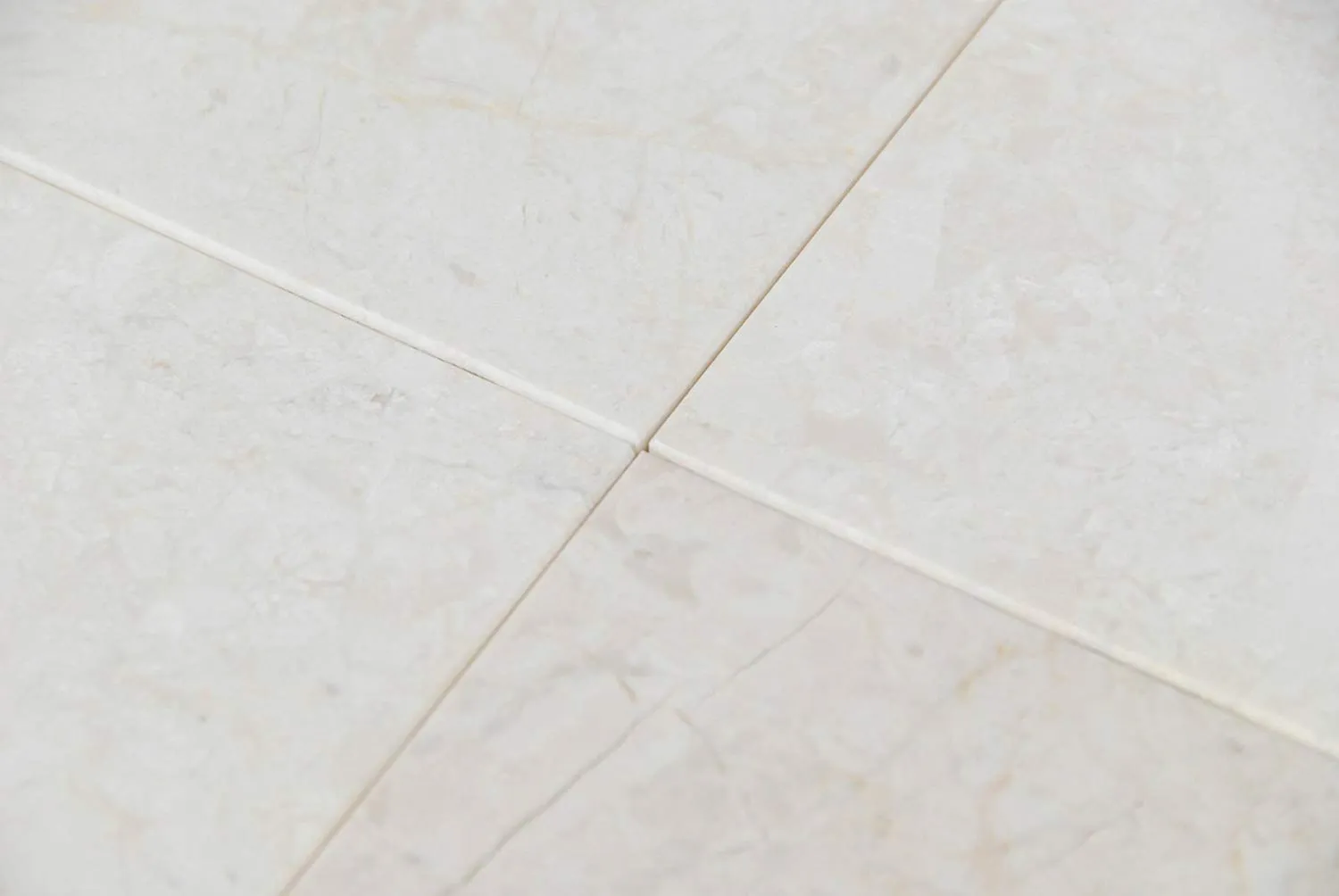 White Pearl Marble 18X18 Polished Tiles - Standard Quality (LOT of 20 PCS. (45 SQ. FT.))