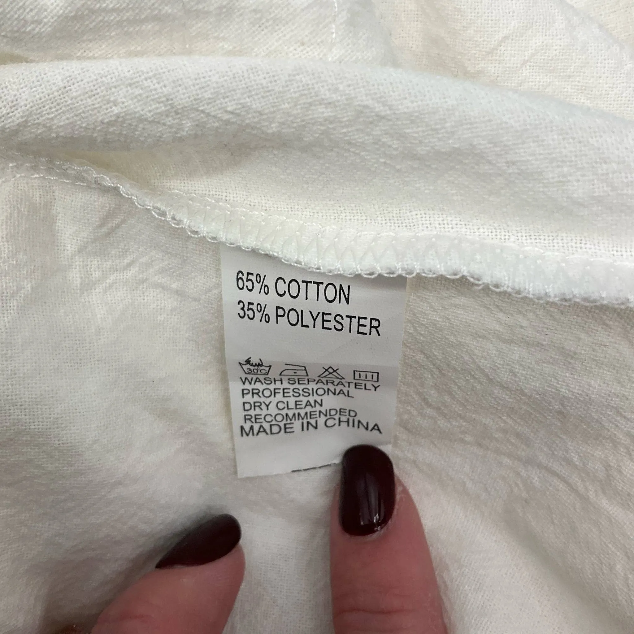 White Top Size Small