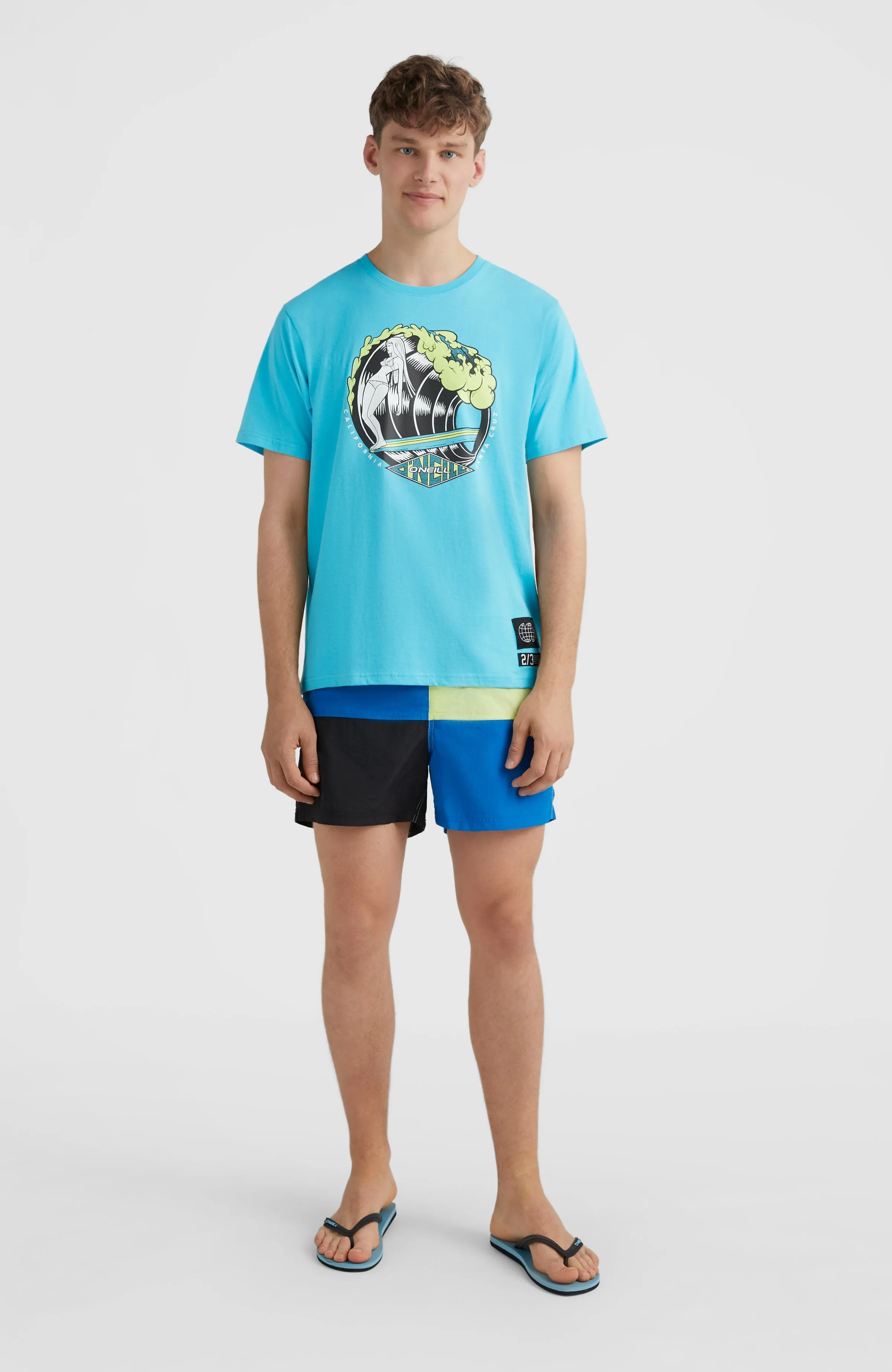 Wilder Colourblock 16'' Badehose | Princess Blue Colour Block
