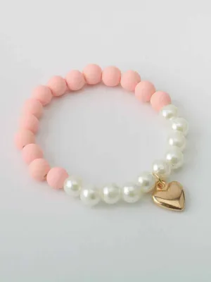 WOMEN'S COLORBLOCK PEARLS STARS BRACELET