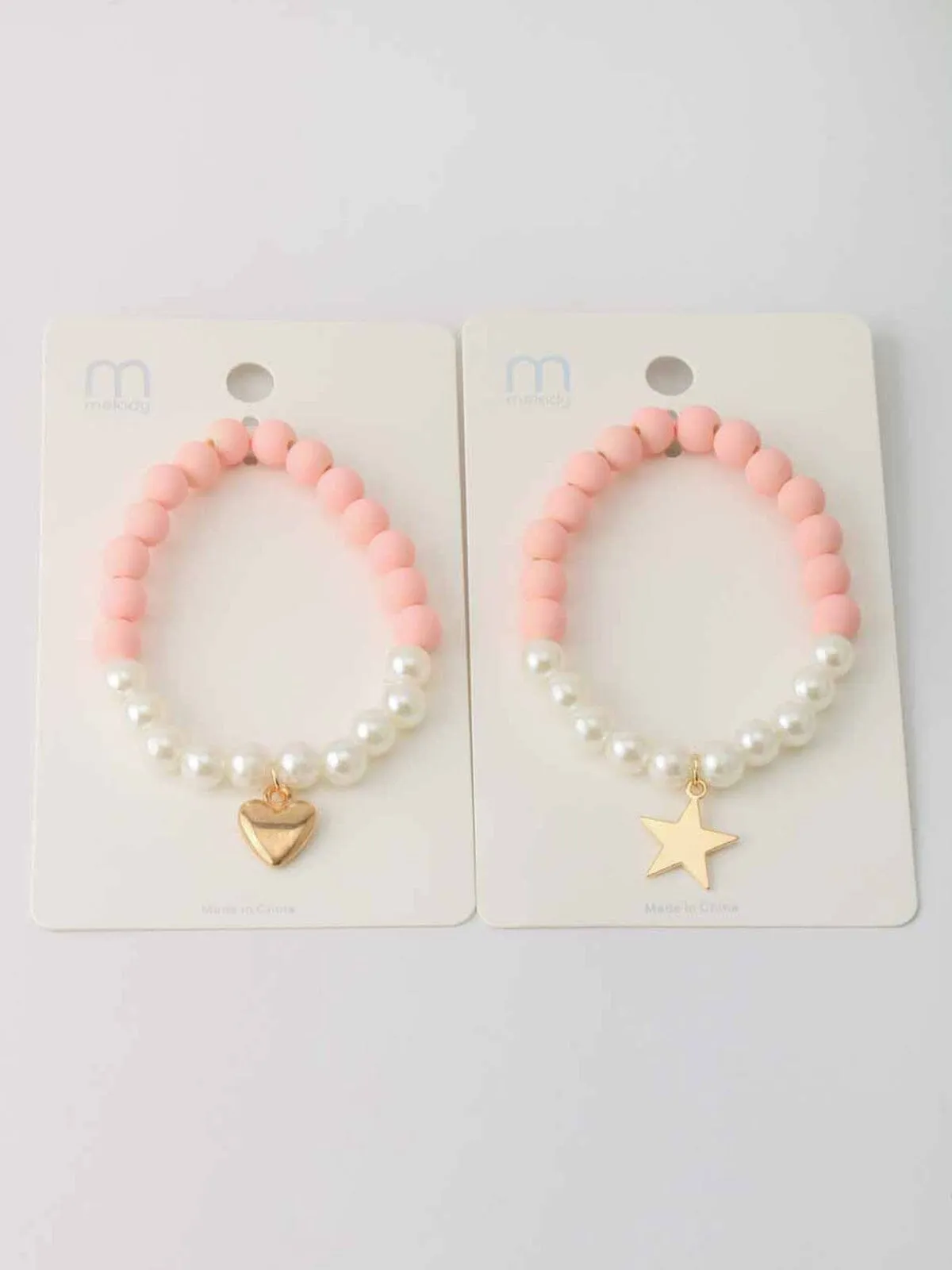 WOMEN'S COLORBLOCK PEARLS STARS BRACELET