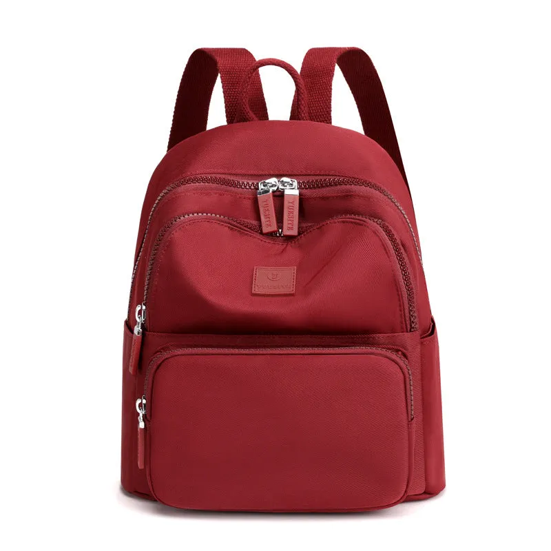 Women's Fashion Solid Color Trendy College Trip Large Backpacks