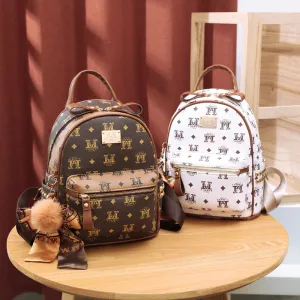 Women's Korean Fashion Printing Large Capacity Trendy Backpacks