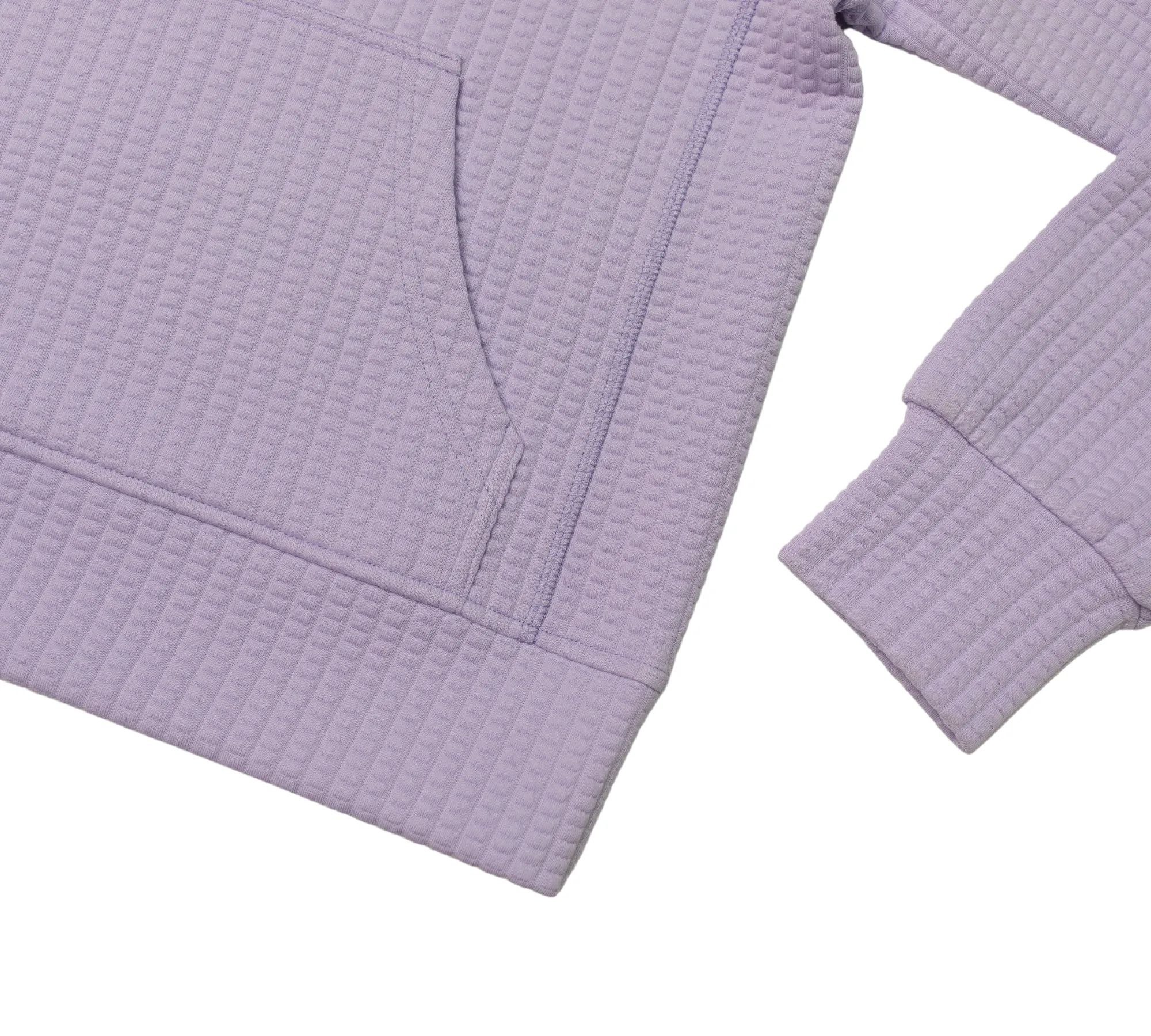 Women's Waffle 1/2 Zip (Lilac)