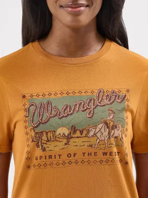 Women's Wrangler Southwestern Graphic T-shirt - Grounded Brown