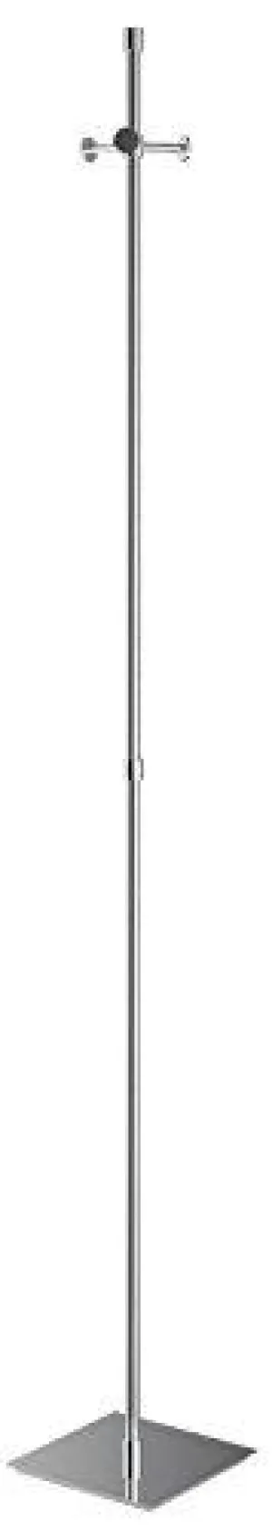 WS Bath Collections Robe Hook Stand, 70.9" High, Polished Chrome