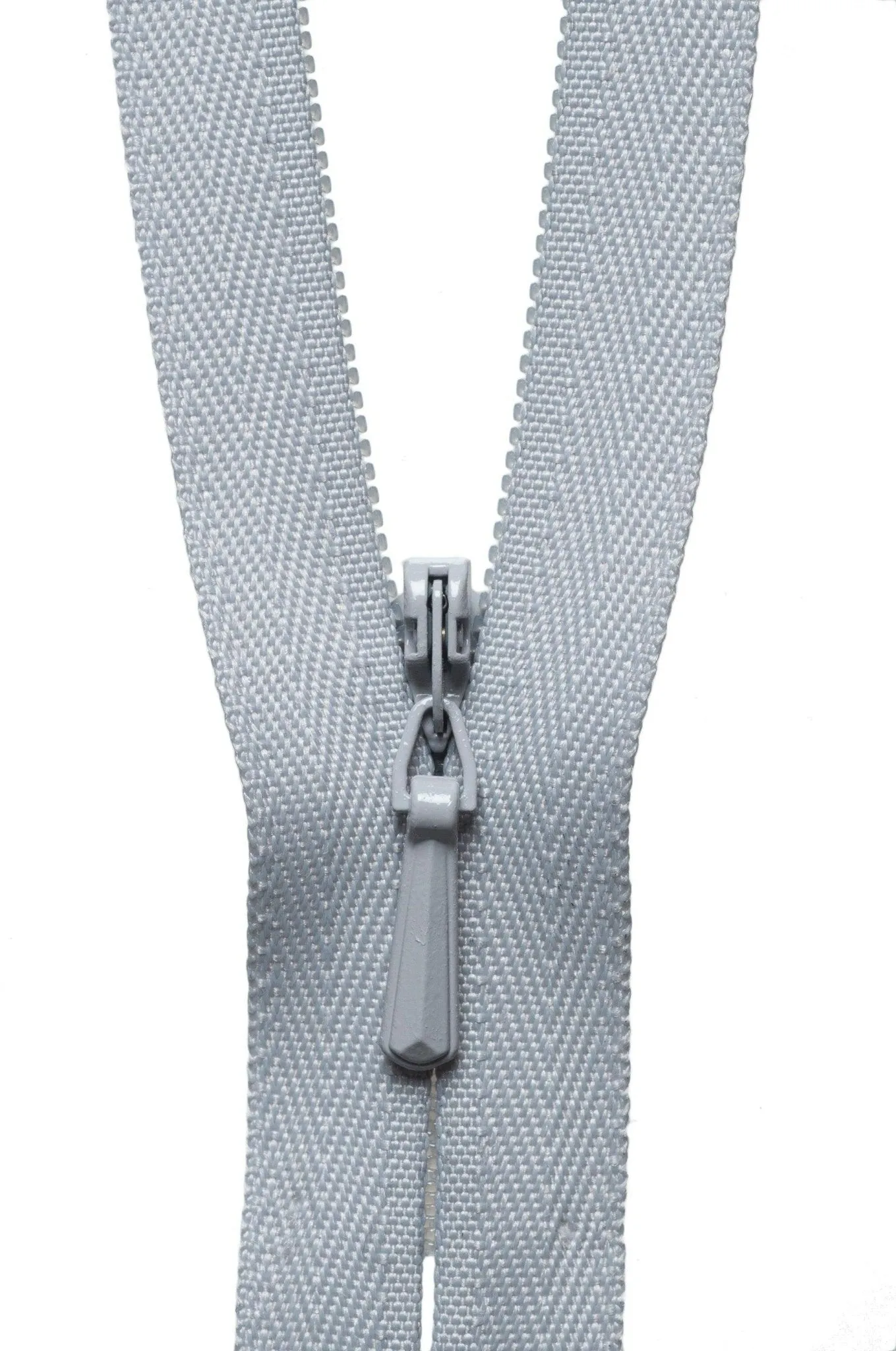 YKK Concealed / Invisible Zip - 23cm / 9'' - Silver 336