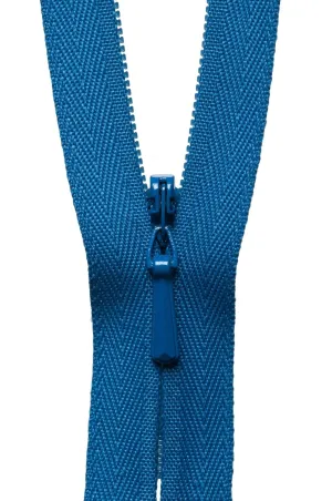 YKK Concealed / Invisible Zip - 41cm / 16'' - Saxe Blue 557