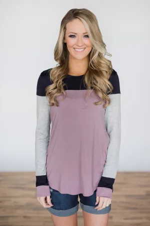 You Couldn't Be Cuter Top ~ Lavender