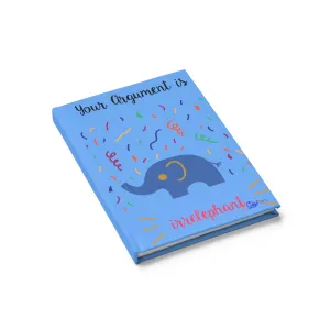 Your argument is irrelephant light blue Journal - Ruled Line