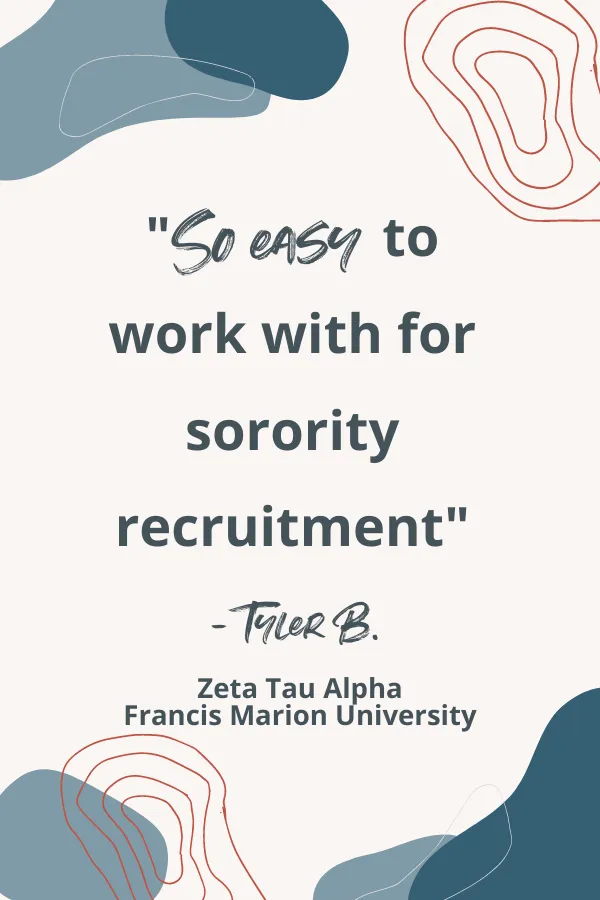 Zeta Tau Alpha Recruitment Abstract Ringer Tee