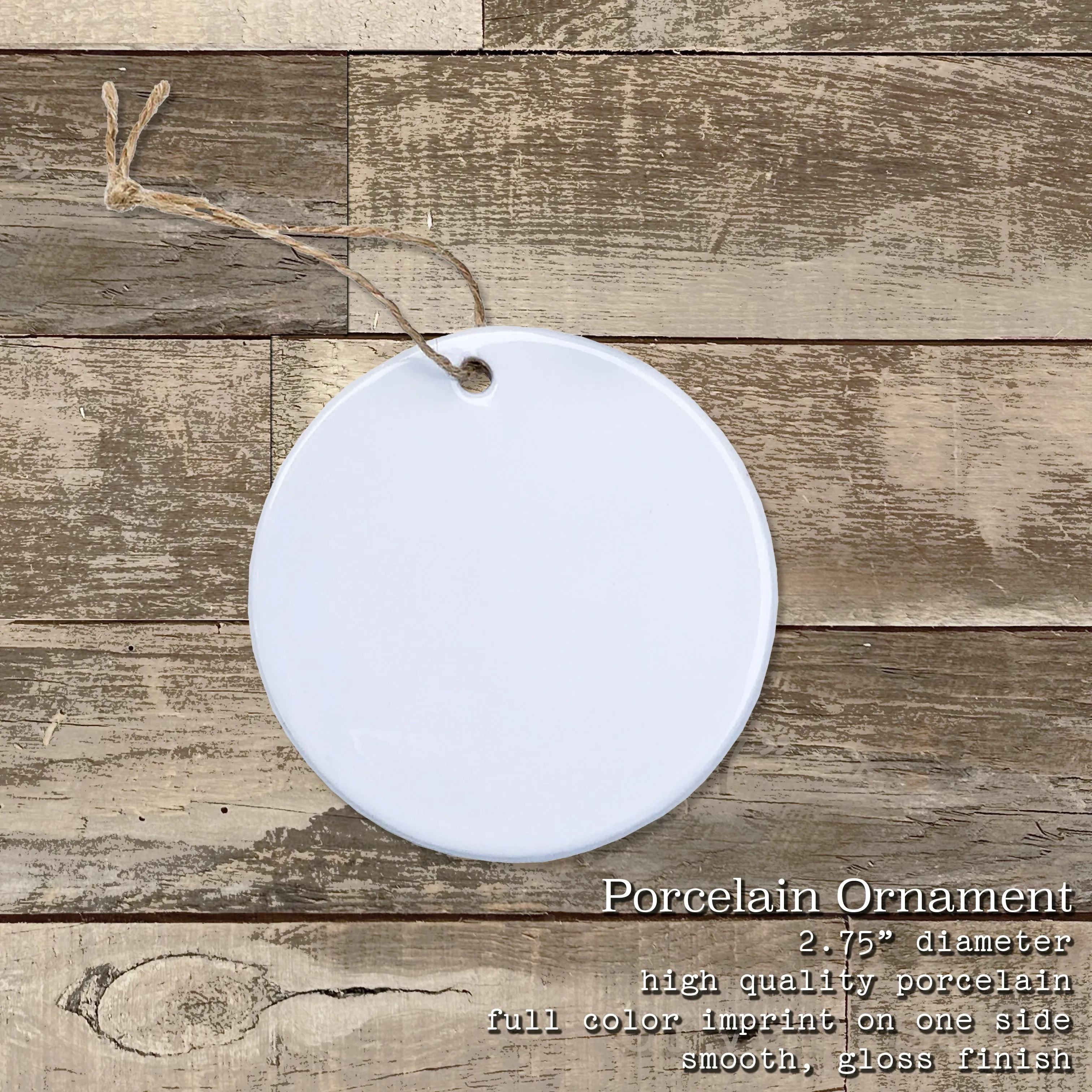 Zip Code w/ City and State - Ornament
