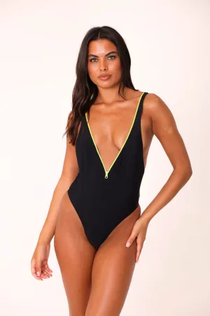Zip swimsuit